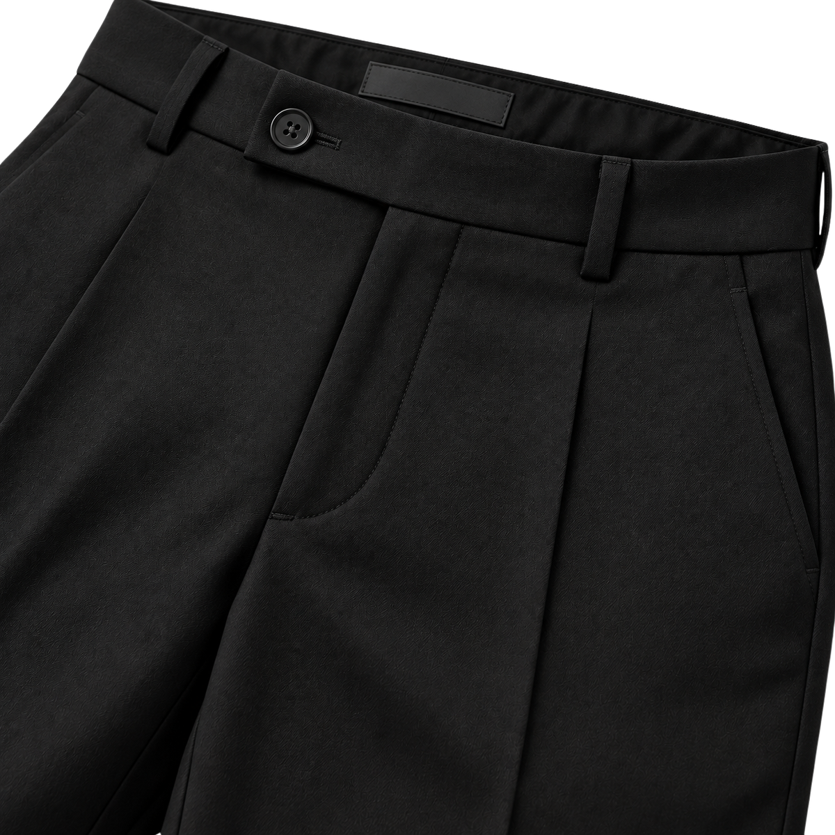 Premium Tailored Black Formal Trousers | HUURPOUR