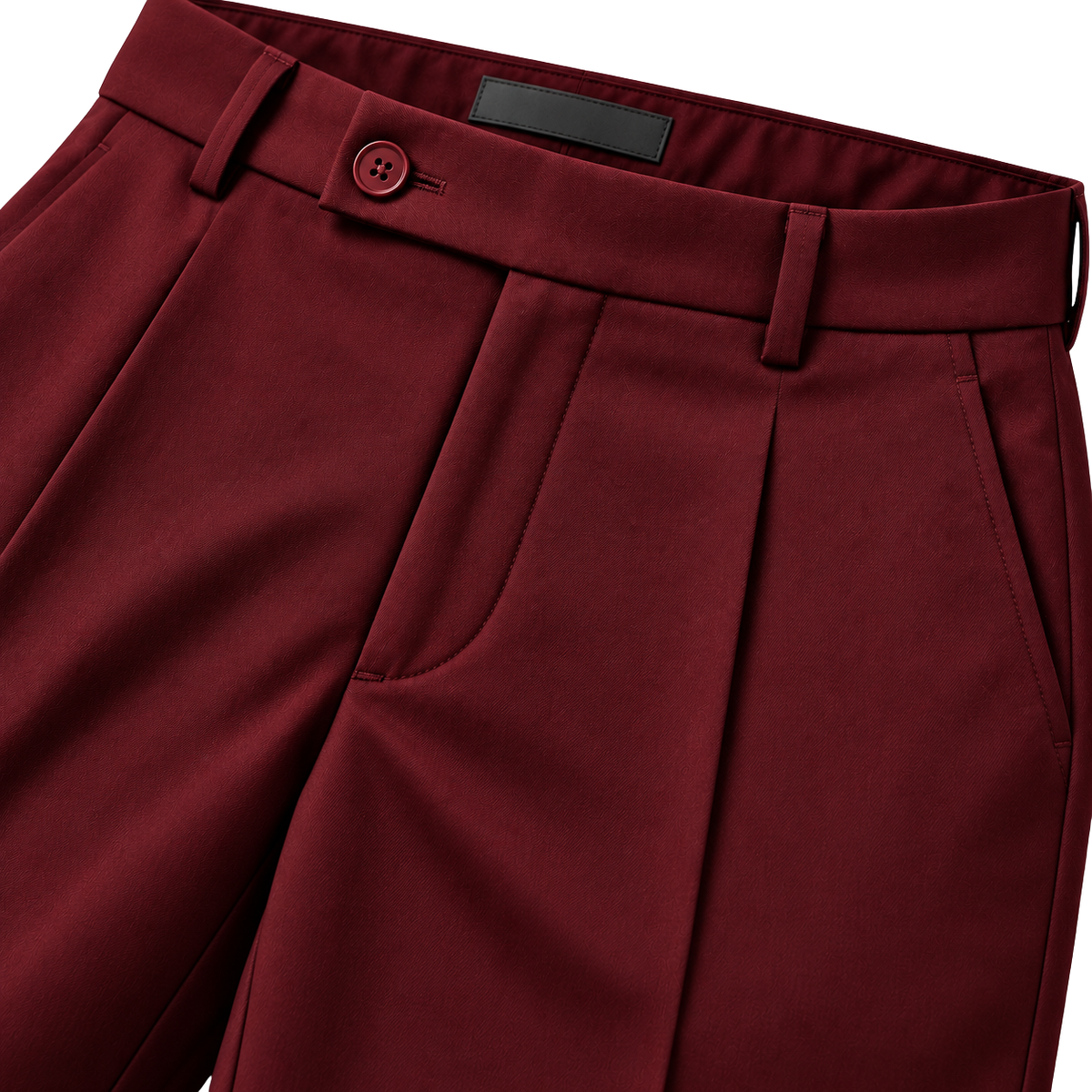 Premium Tailored Burgundy Formal Trousers | HUURPOUR