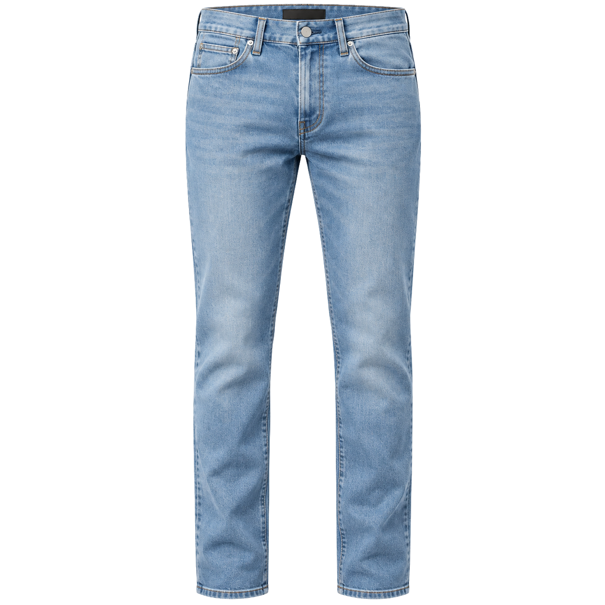 Premium Straight-Fit Light Blue Denim Jeans | HUURPOUR