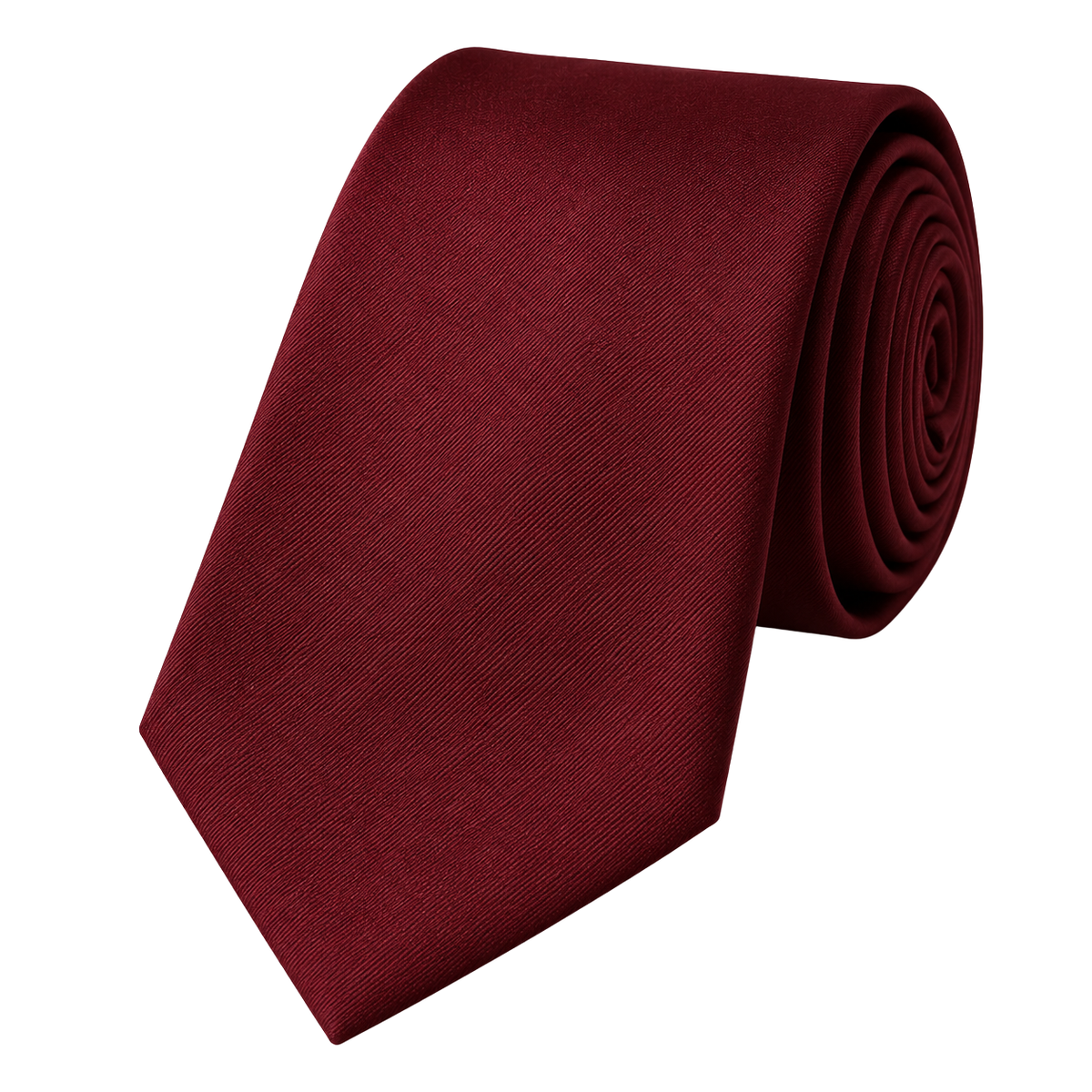 Premium Burgundy Silk Twill Tie | HUURPOUR