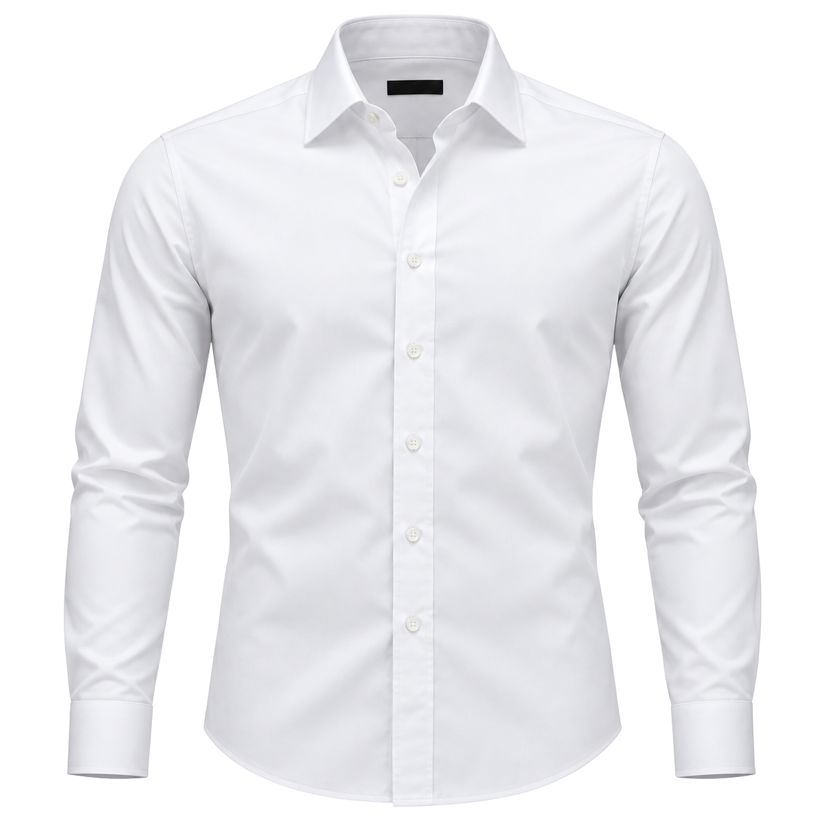 Premium Tailored White Dress Shirt | HUURPOUR