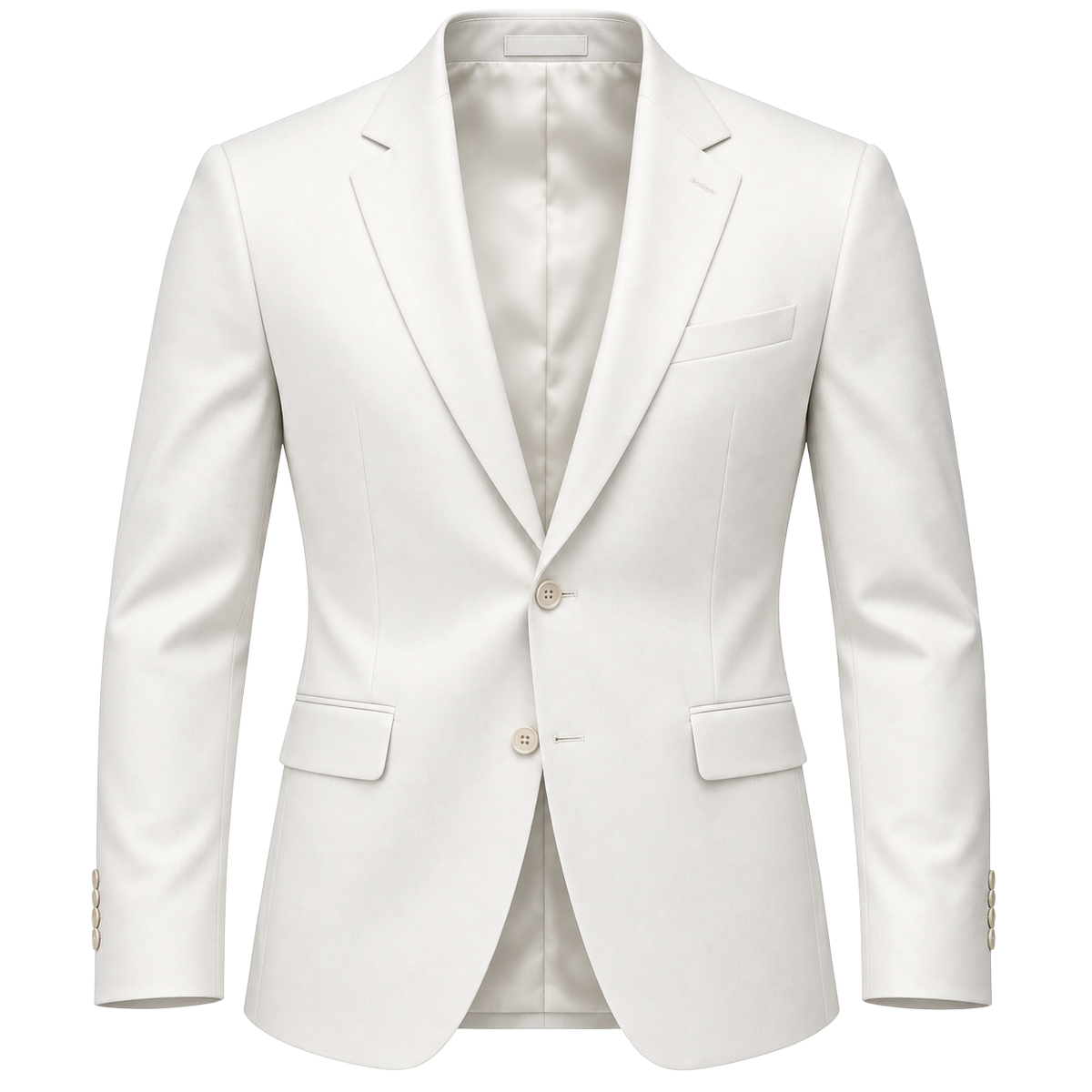 Premium Tailored White Blazer | HUURPOUR