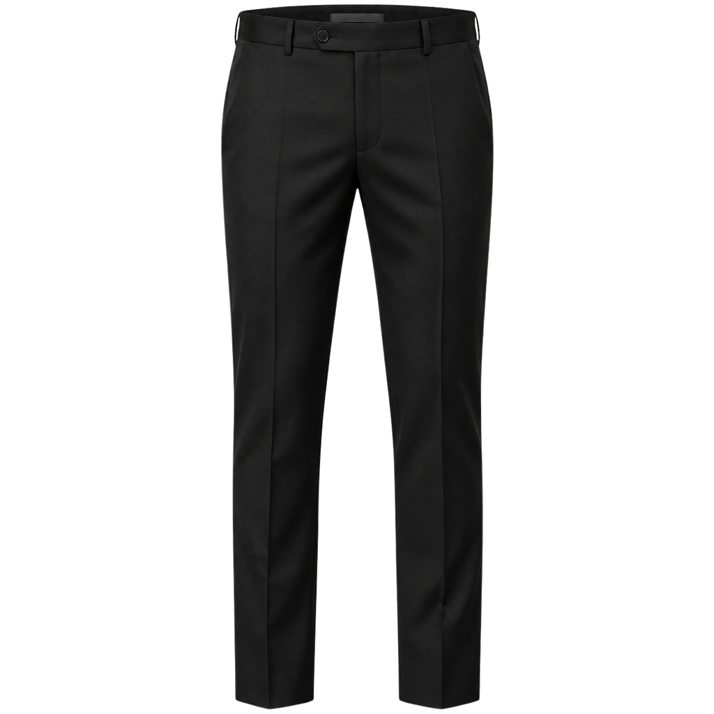 Premium Tailored Black Formal Trousers | HUURPOUR